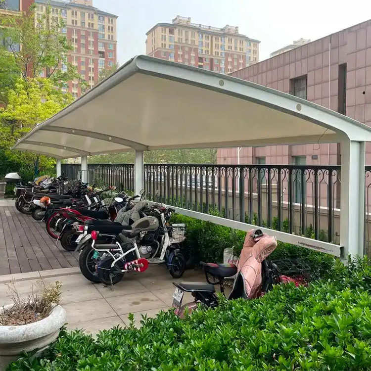 崇义县膜结构电动车棚